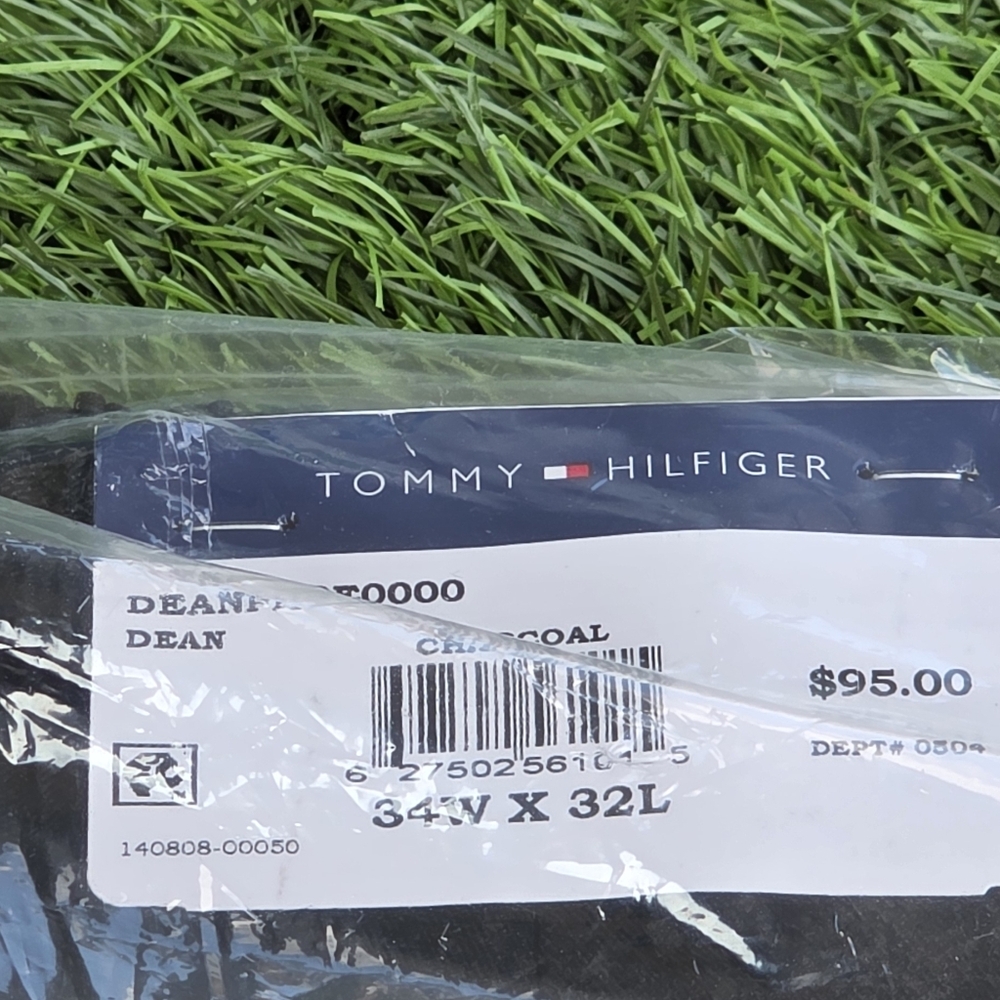 Tommy Hilfiger Mens Dress Pants 34x32 Stretch New Charcoal $95 MRSP Career - Picture 4 of 7